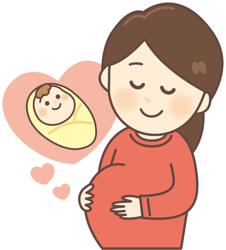 妊婦のイラスト